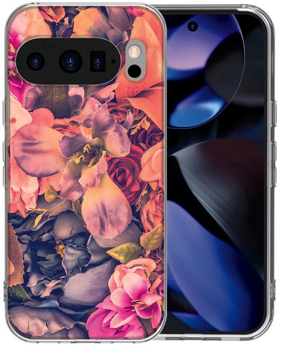 Google Pixel 10 / 10 Pro TPU hoesje Bosje Bloemen