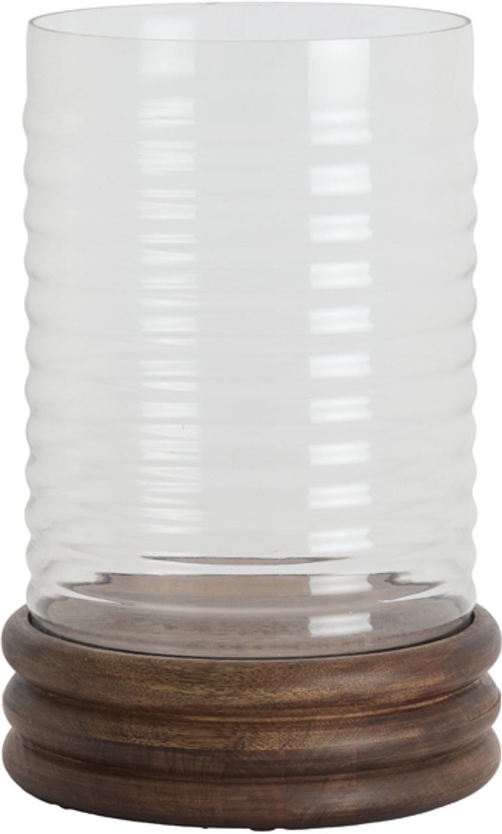 Light & Living Windlicht MALDA - Bruin - 23x23x34.5 cm
