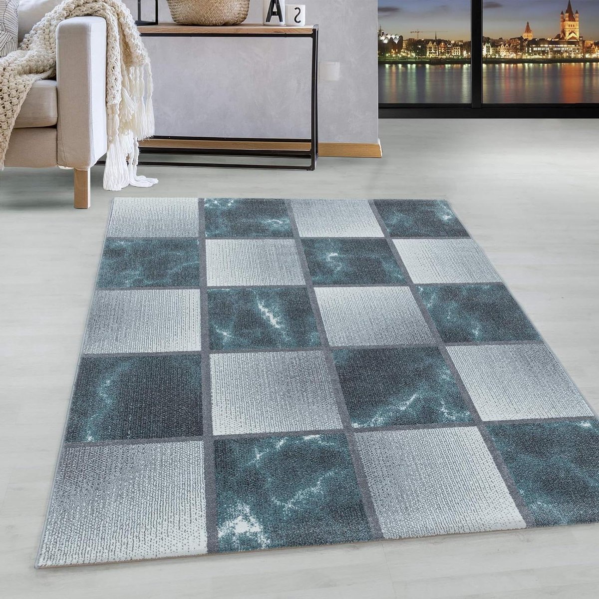 Zachte Vloerbedekking - Karpet Woonkamer - Sfeervol Interieur - Machine Geweven - 140x200c
