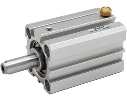 Compacte Cilinder - Enkelwerkend - Pneumatisch Systeem - Trekveer Verlenging - 12mm Boring - Metaal