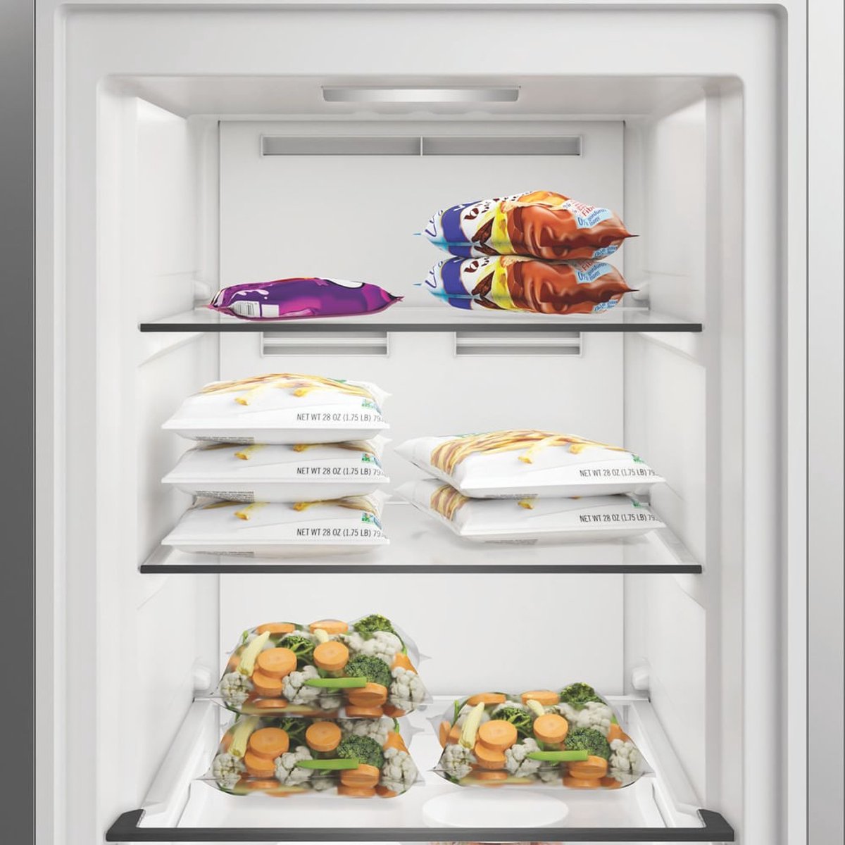 Whirlpool WHMFF 6312 XP5E Vrieskast Vrijstaand 286 l Roestvrijstaal