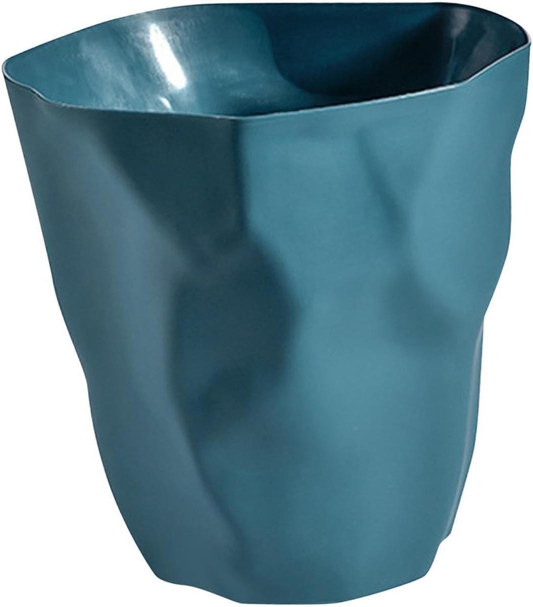 Prullenbak - Afvalbak - Thuisgebruik - Uniek ontwerp - 10 liter - Donkerblauw