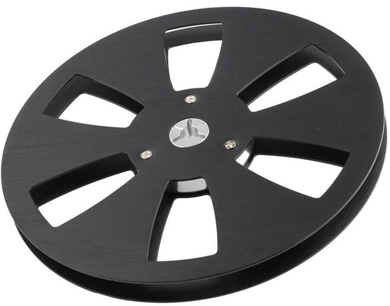 Lege Reel Spoel - Tape Spoel - Audio Opnemen - 6 Gat Ontwerp - 7 Inch - Zilver — afbeelding 2