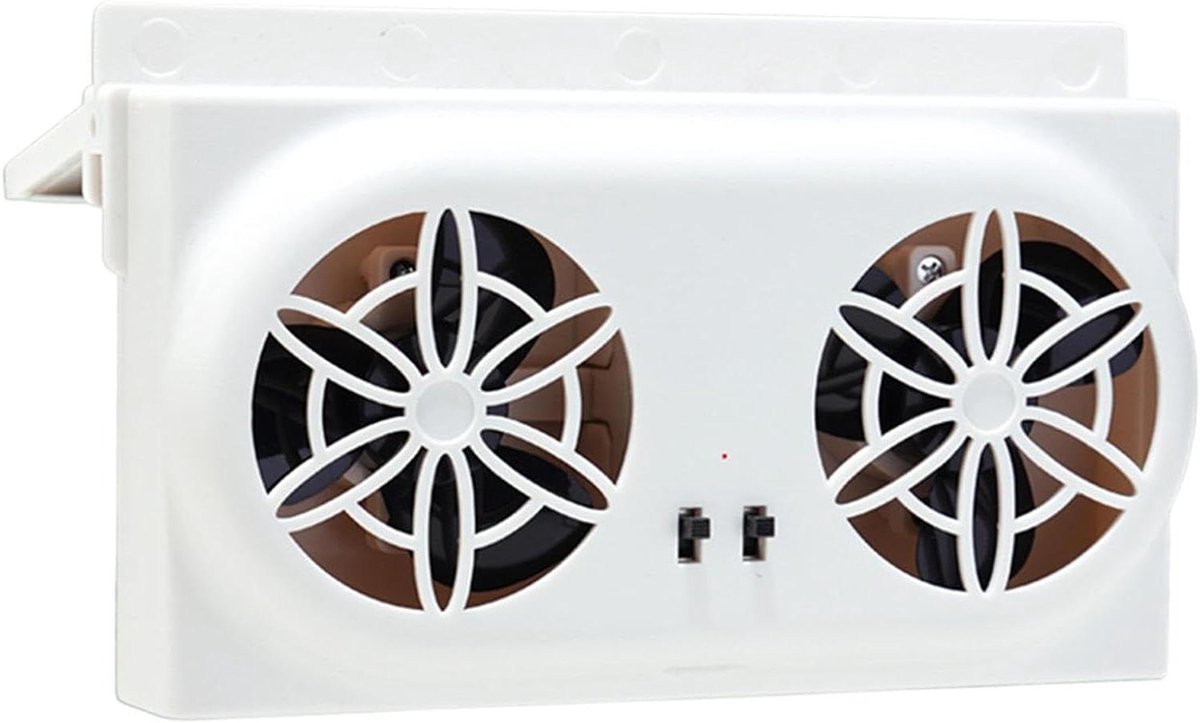 Zonne-Energie Auto Raam Ventilator,5000 RPM USB-Aangedreven Radiator | Zonne-Ventilatieventilator,Voor Luchtcirculatie In Auto- En Vrachtwagenramen In De Zomer Tijdens Roadtrips En Het Parkeren