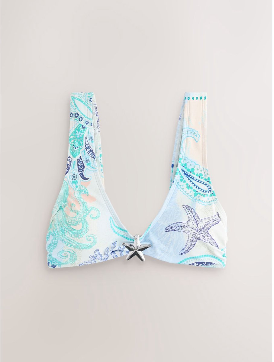 Next - Dames - Half-lange bikinitop - Crème