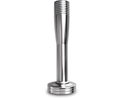 Koffie Tamper - Koffiestamper Bonenpers - Espresso Bereiden - Spiegelgepolijste Chroom - 49-58 mm - Zilver
