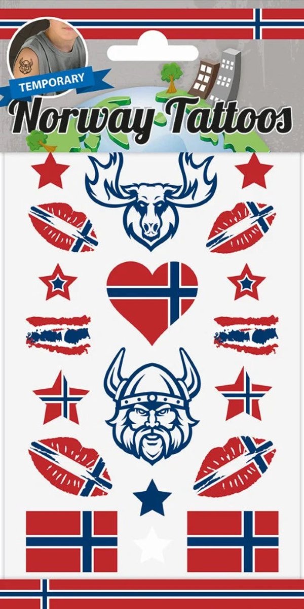 Plaktattoos Noorwegen