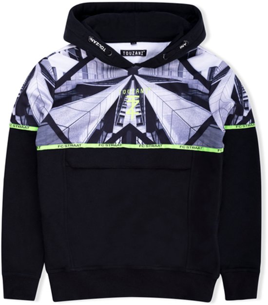 Touzani - Hoodie - Angora Hoodie Adultes Noir (M)
