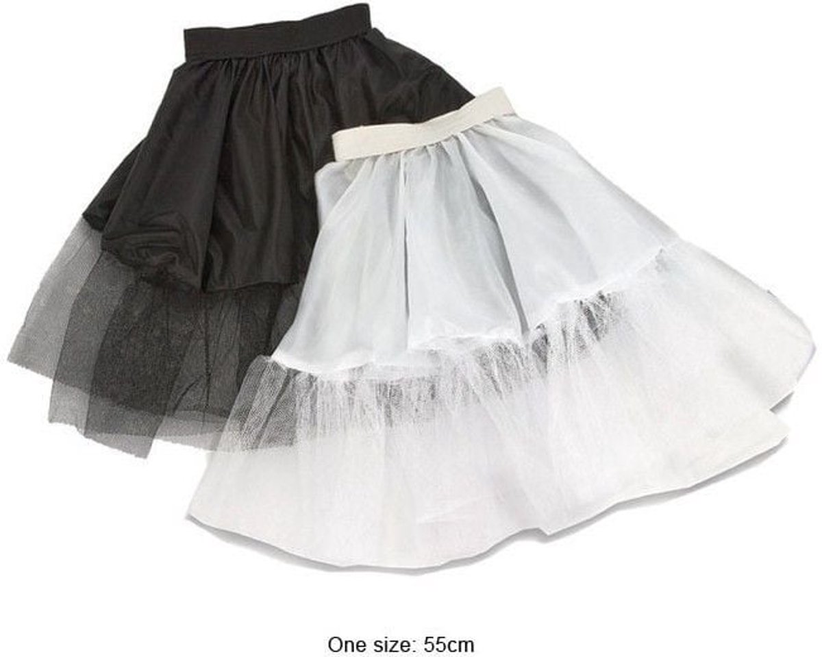 Witte petticoat 55cm