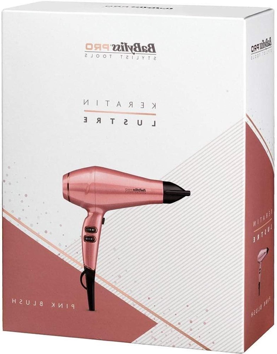 Haardroger Keratine - Föhn Haarblazer - Glad Haar Creëren - Keratine Keramiek - 2300W - Roze Blush