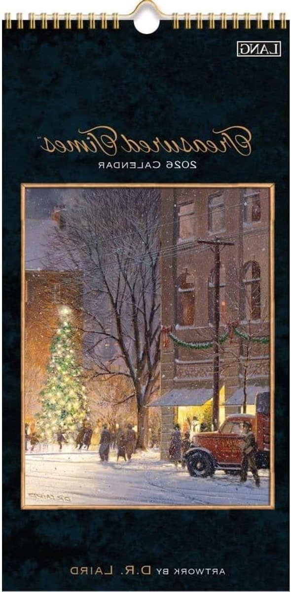Verticale Wandkalender - Muurkalender Maandkalender - Jaar Plannen - Nostalgisch Artwork - 8" x 158" - Meerdere Kleuren