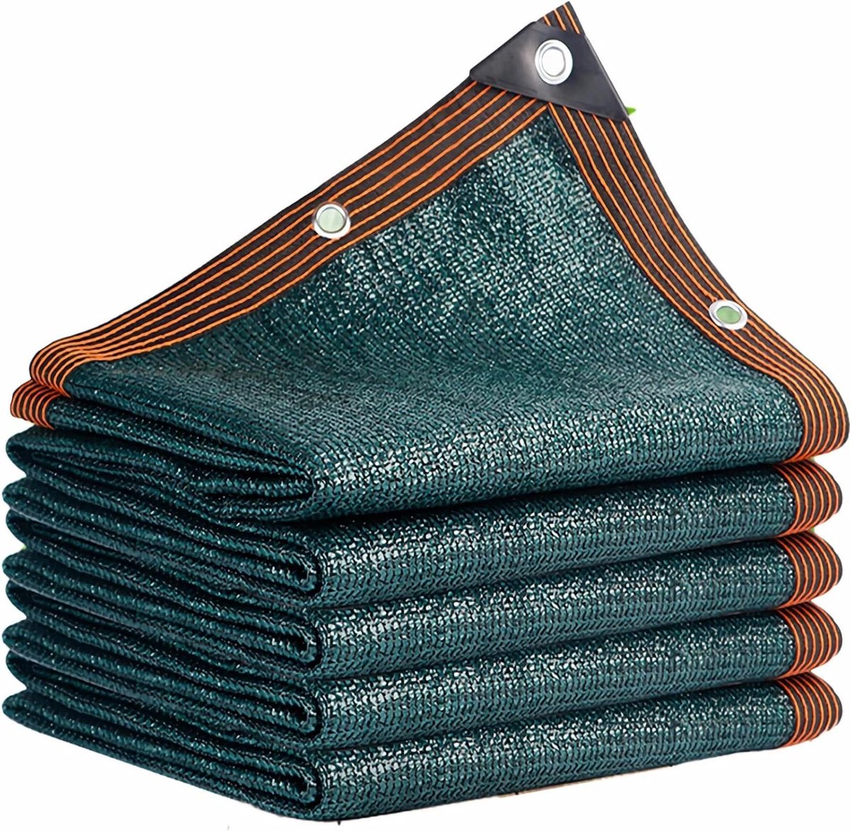 Schaduwdoek - Zonnedoek - Terras Zonnig Houden - 85% Zonwering - 4 x 6 m - Donkergroen