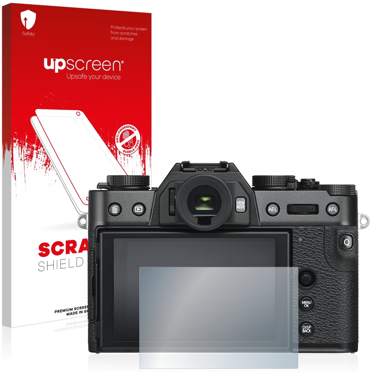 upscreen - Screenprotector voor X-T30 / X-T30 ll - Folie Beschermfolie transparant