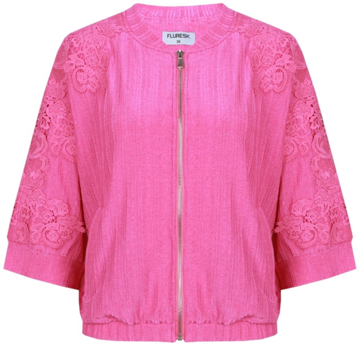 Fluresk Jas Evia Jacket 26zfzf19 217 Bright Pink Dames Maat - 42
