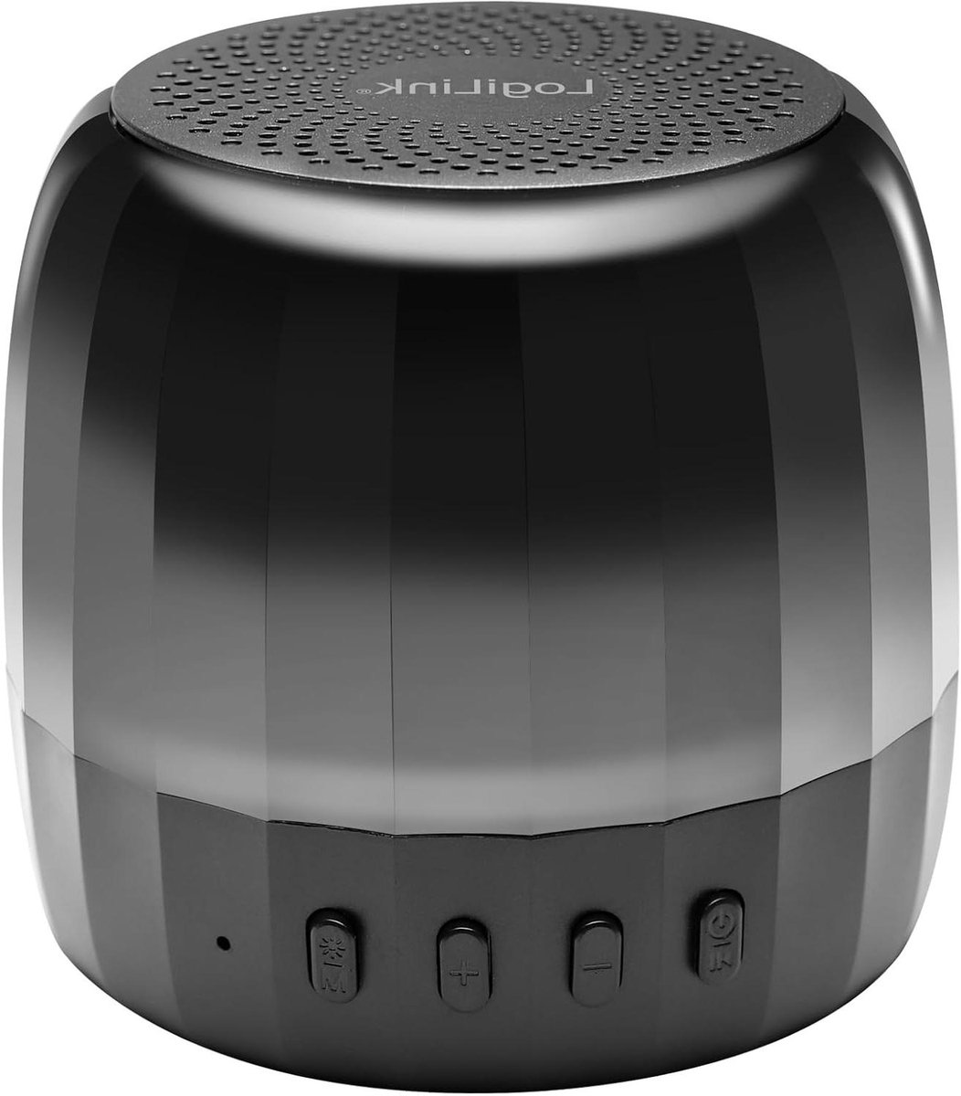 Bluetooth Luidspreker - Draagbare Speaker - Muziek Luisteren - Met Partylicht - 52 mm - Zwart