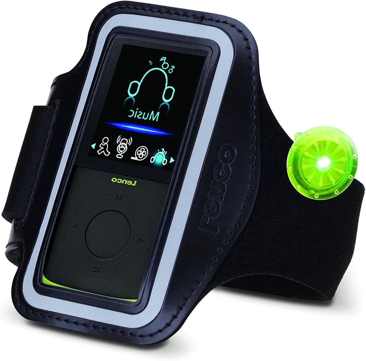 MP3 speler - Muziekspeler Stappenteller - Sporten Muziek Luisteren - 4 GB intern geheugen - 18 inch scherm - Lime