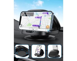 Mobiele telefoonhouder voor in de auto, 360° draaibaar, voor auto, dashboard, auto, telefoonhouder met kleefvoet, voor iPhone 16/15/14/13/12 Pro Max/12/XS/XR/8, Samsung Galaxy, smartphone