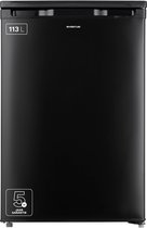 Zwarte Inventum tafelmodel koelkast met 113 L inhoud en 5 jaar garantie.