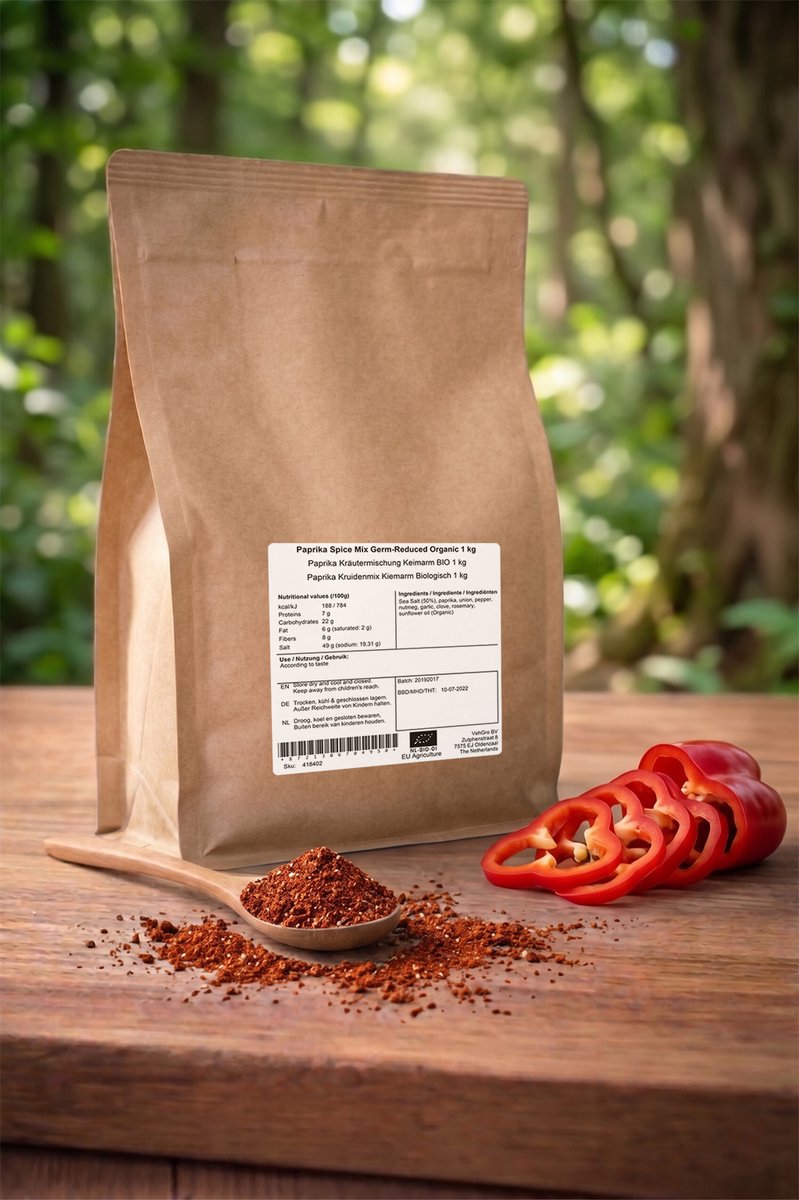 Paprika Kruidenmix Kiemarm