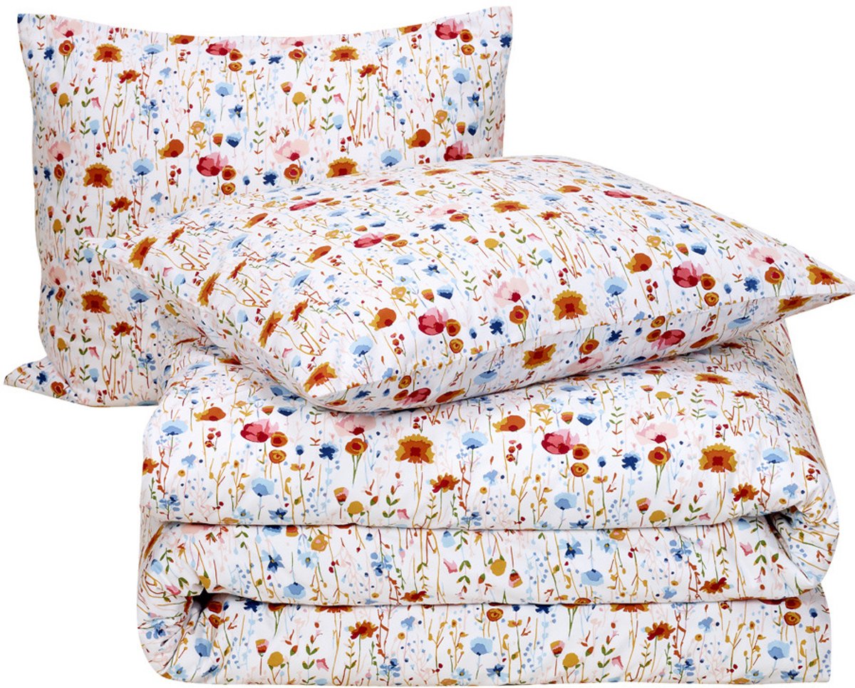 Moodit Dekbedovertrek Odil Anette Bloom Paradise - 260 x 240 + 2x 60 x 70 cm - Katoen
