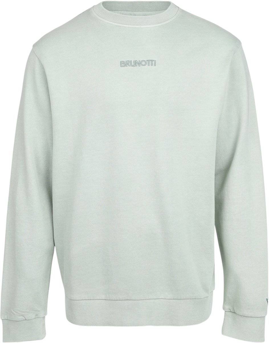 Brunotti Esseries Sweater Aqua Heren 100% Katoen Crewneck L Grijs