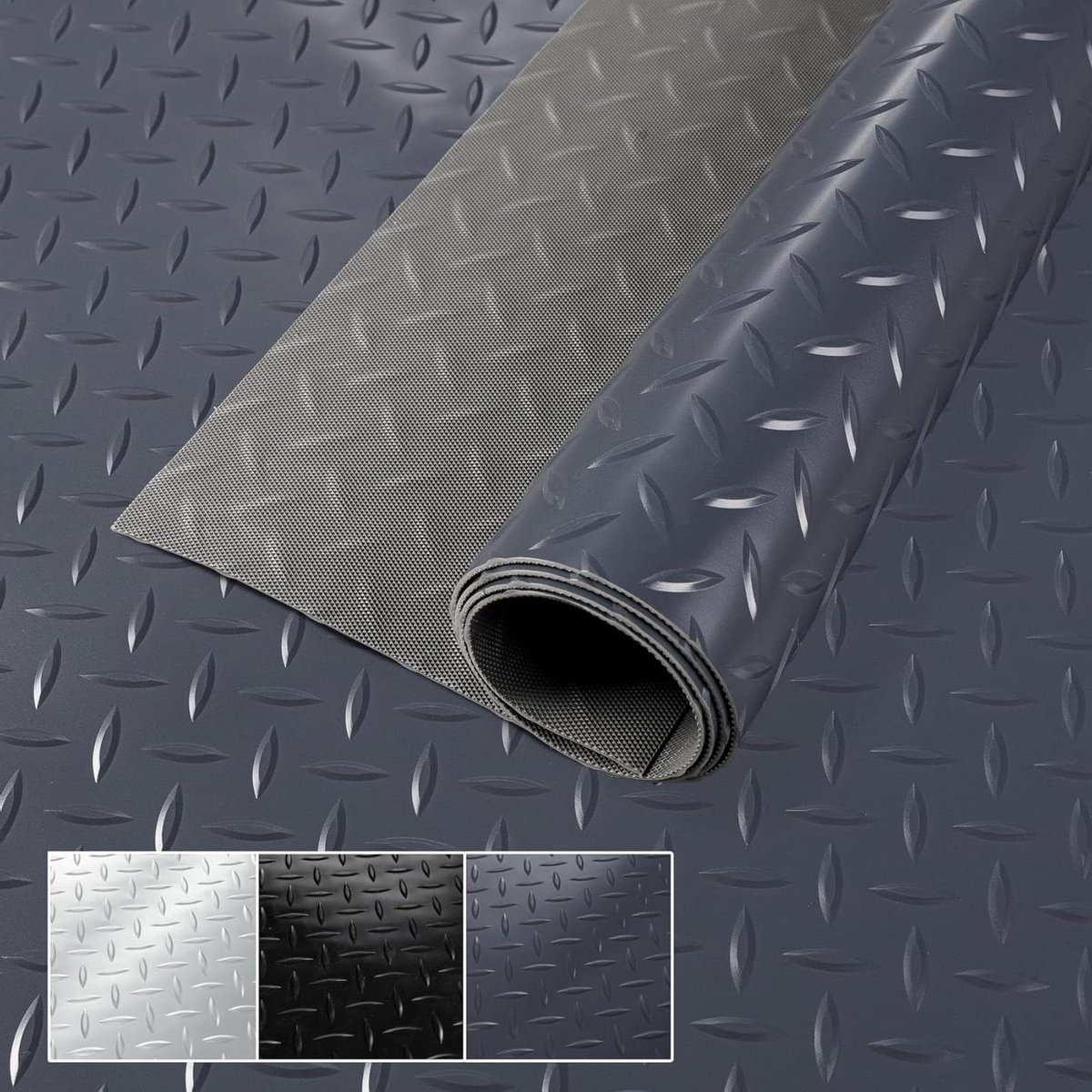 PVC vloerbedekking - Vloermat antislip - Vloer beschermen - Geurloos en antislip - 380 x 1