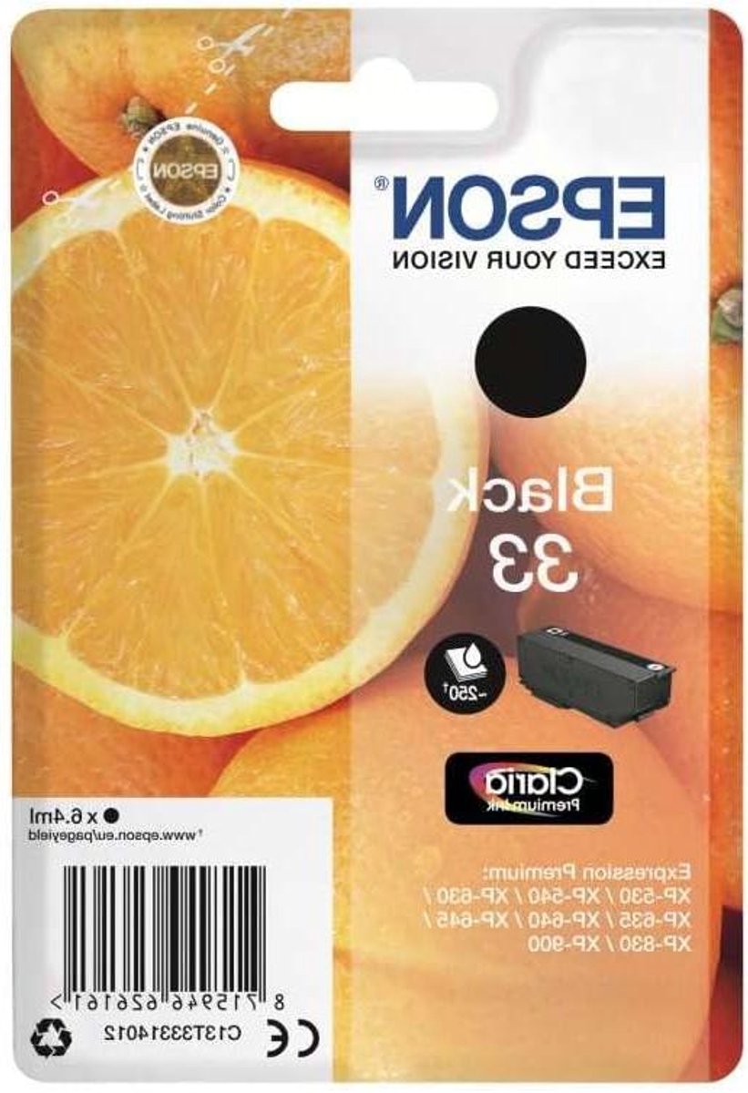 Inkjet Cartridges - Printer Inkt - Scherpe Prints - Aparte Patronen - Multipack 5 Kleuren - Oranje