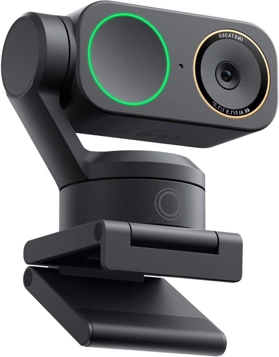 4K Webcam - AI Webcam - Content Creatie - AI Tracking - 4K Resolutie - Zwart