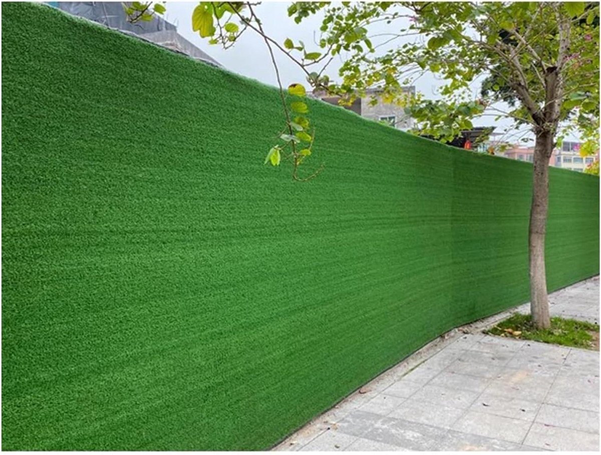 Kunstgras Tapijt - Nepgras Vloer - Tuin Decoratie - Hoge Dichtheid Veerkrachtig - 100 x 400 cm - Groen