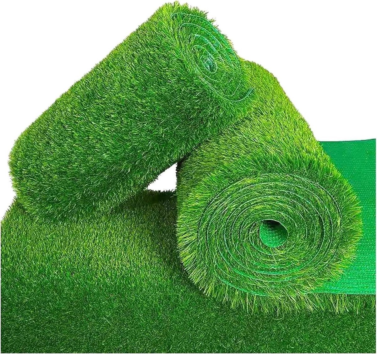 Kunstgras Gazonmat - Nep Gras Tapijt - Tuin Decoratie - 3cm Dikke Vezels - 100x400cm - Groen
