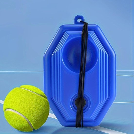 Tennistrainer met Rebound - Bal Trainingsapparaat - Vaardigheden Verbeteren - Innovatief Anti-Tangle Touw - Compact Ontwerp - Diamant — afbeelding 5
