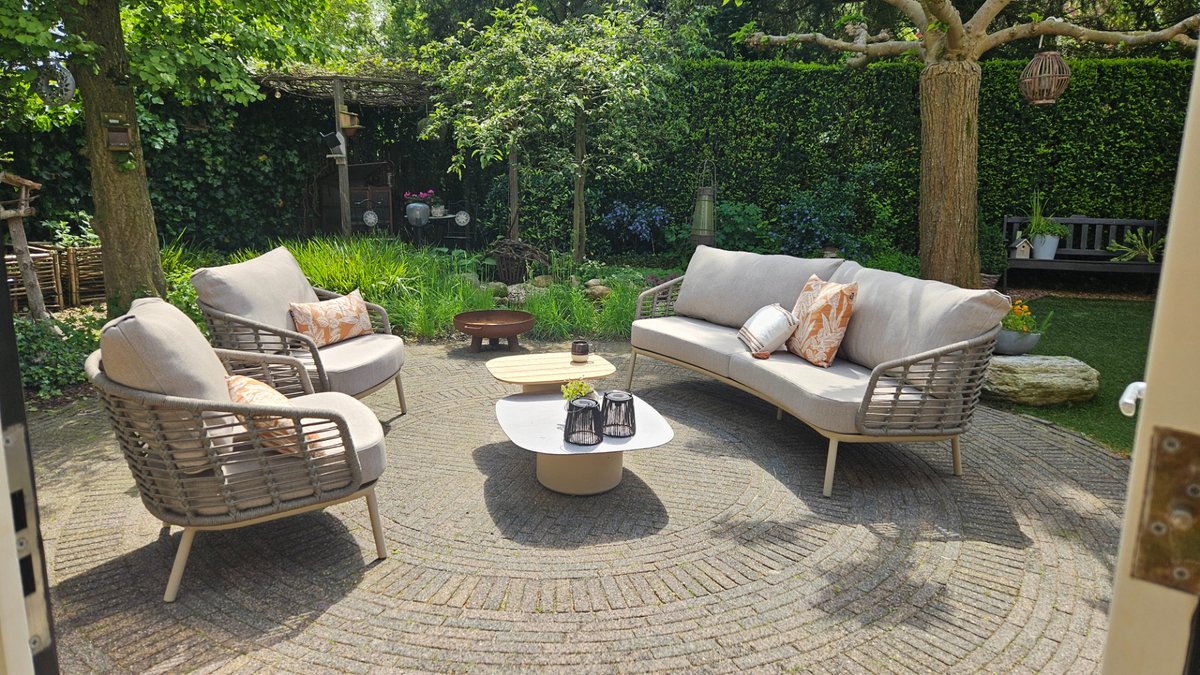 Taste by 4 Seasons Puglia loungeset (3-delig) - Latte