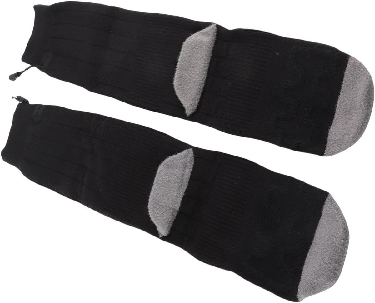 Elektrisch Verwarmde Sokken - Verwarmbare Sokken Winter - Voeten Warm Houden - Temperatuurregeling Instelbaar - Unisex Maat - Zwart