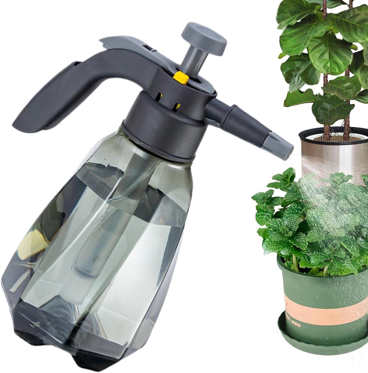 Tuinpompsproeier - Plantensproeier Gieter - Planten Water Geven - Verstelbare Sproeikop - 1.5 Liter - Meerkleurig