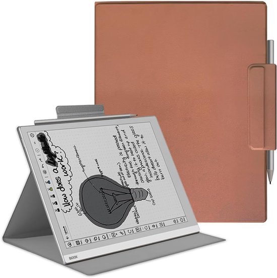 Tablethoes - Beschermhoes E-reader - E-reader Beschermen - Magnetische Penhouder - 10.3 inch - Donkergroen — afbeelding 4