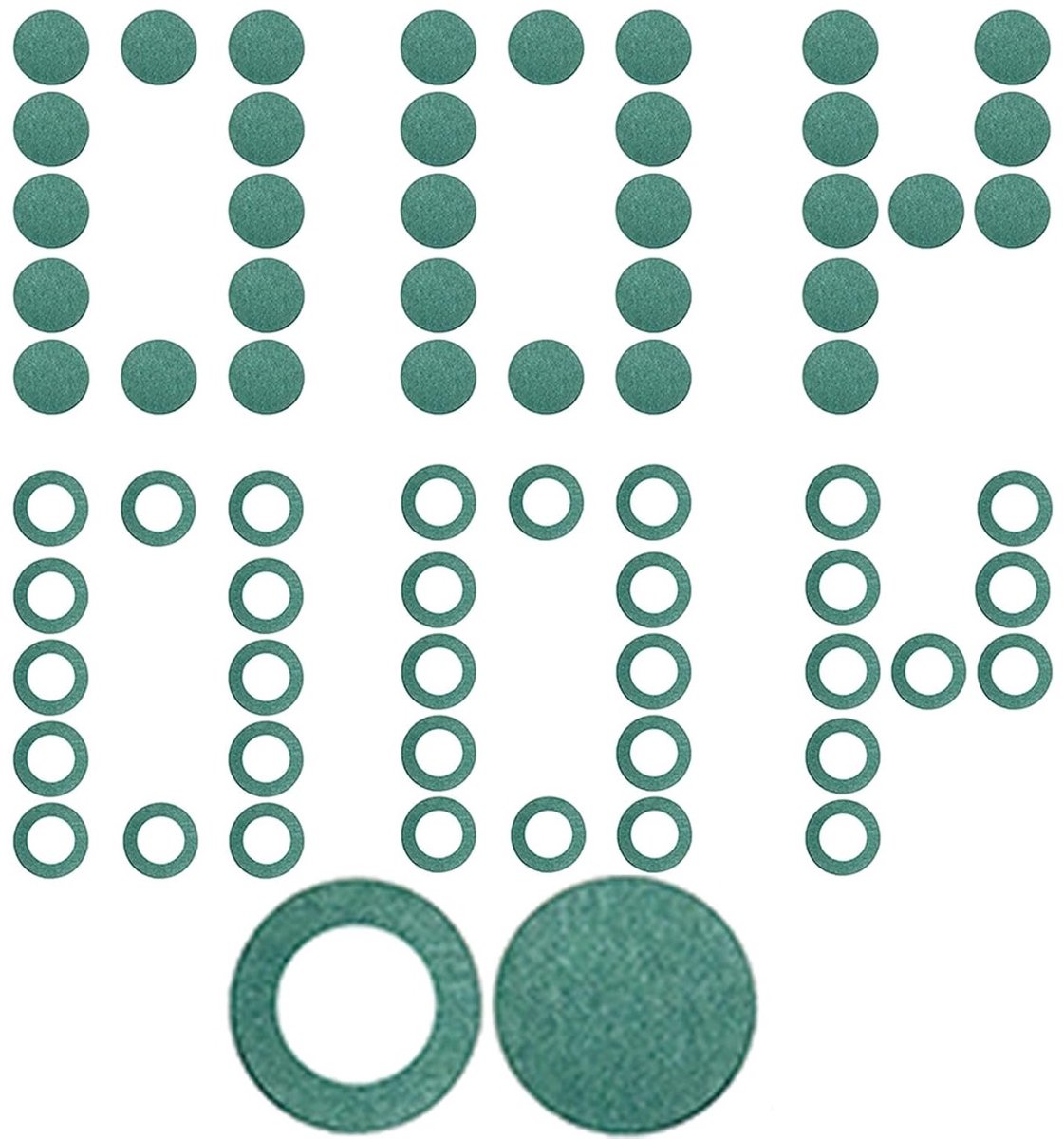 800 Stuks 18650 Batterij Isolatoren, Zelfklevend, Plus Polen, Isolatie Ringen voor Batterijen en Capacitoren, Inclusief 400 Holle en 400 Massieve Ringen
