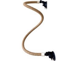 Papegaai Stok - Vogel Zitstok - Vogel Klimmen - Zuignap Bevestiging - 100 cm - Niet gespecificeerd
