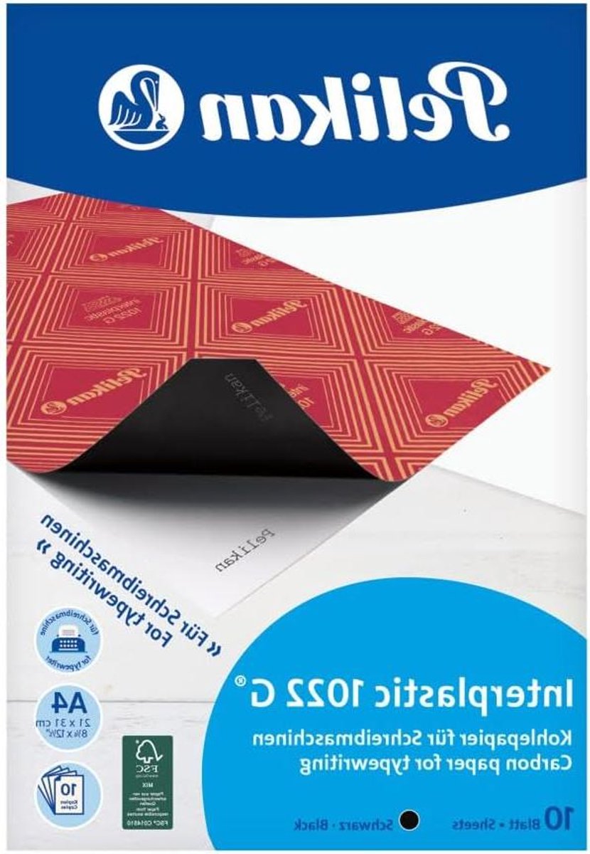 Koolpapier A4 - Kopieerpapier - Dubbelzijdig Printen - Waskleurlaag - 10 Vellen - Zwart