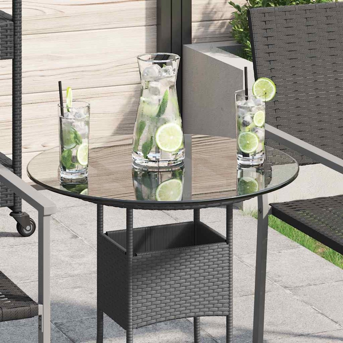 Rond tafelblad - Glasplaat - Tafel beschermen - Gehard glas - 500 mm diameter - Transparant