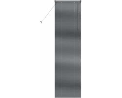 Vensterjaloezieën - Raamblind Luxaflex - Lichtcontrole en privacy - Mat aluminium ontwerp - 55 x 220 cm - Donkergrijs