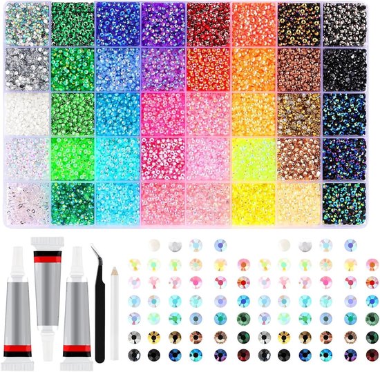 Hars Steentjes - Bedazzling Kit - Kleding Versieren - 32000 Stuks - 03 ...