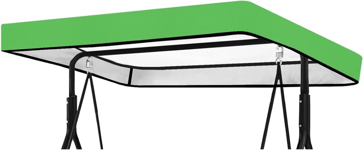 Vervangende Swingdakhoes voor 3-Zits Bank - Waterdicht 210D Oxford Stof - 213 x 122 x 18 c