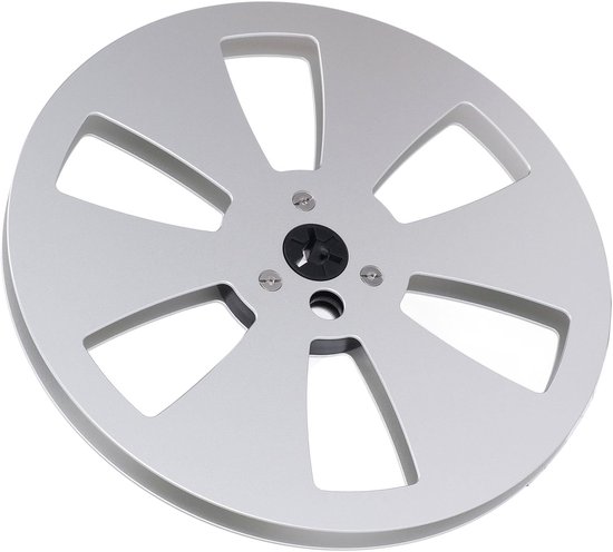 Lege Spoel - Tape Rol Open Spoel - Muziek Opnemen - Aluminiumlegering - 17.8 cm - Zilver — afbeelding 4