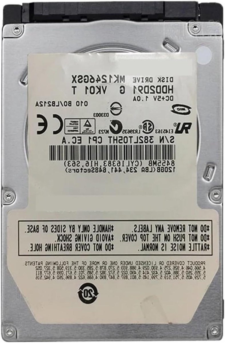 Interne Harde Schijf - HDD Laptop Schijf - Opslag Uitbreiden - 2.5 inch Formaat - 120 GB - Zilver