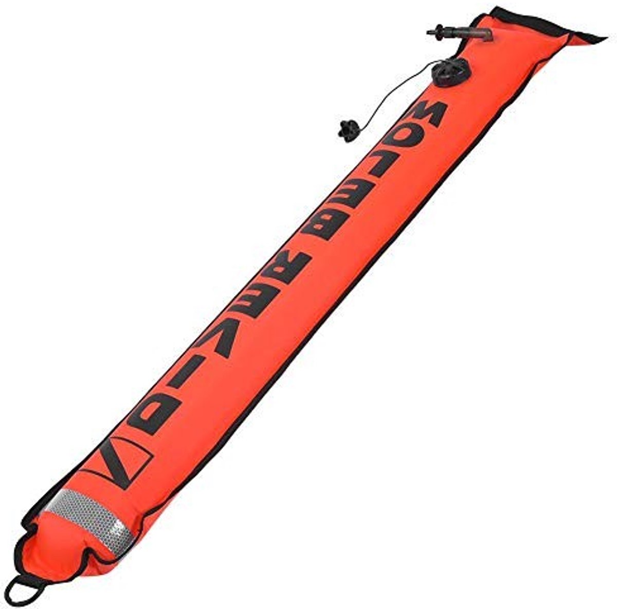 Dailygoody - Duikmarker - Inflatable Marker - Veiligheid bij duiken - Oranje - Marker Boei - Signaal voor duikers - Geschikt voor alle duikers - 1.8m