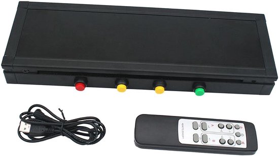Digitaal Scorebord - Scoreteller Biljart - Wedstrijden Bijhouden - Met Afstandsbediening - 35 cm - Zwart — afbeelding 4