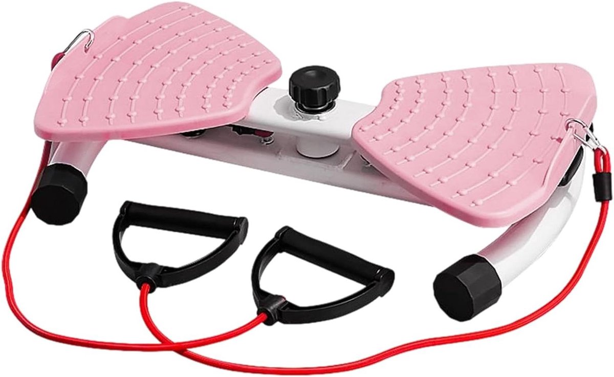 Torsiekaart Buikoefeningen - Twistboard Core Trainer - Thuis Fitness - Stil Gebruik - 51 x 34 x 10.2 cm - Roze