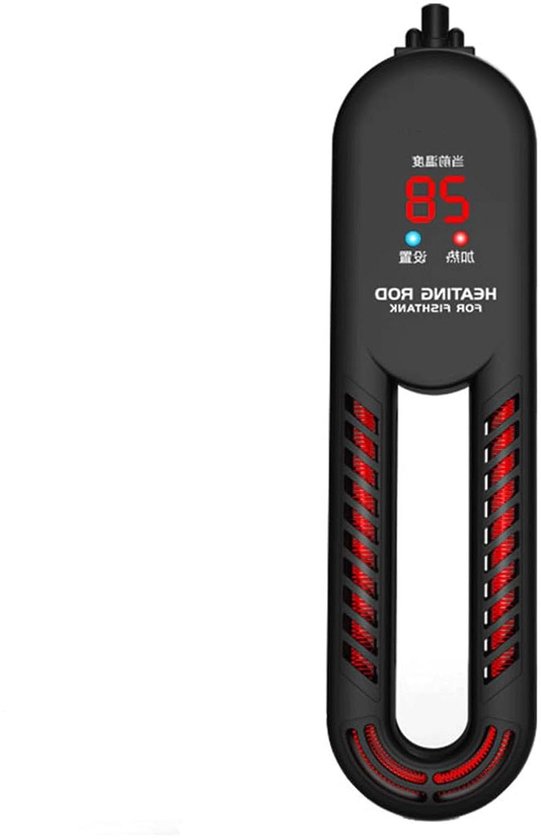 Aquarium Verwarming - Vis Tank Heater - Stabiel Watertemperatuur - Dubbele Temperatuurvoelers - 500W - Zwart