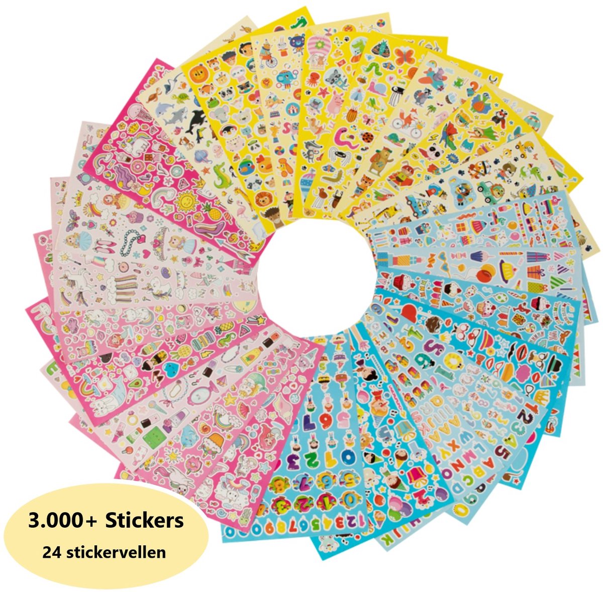 Stickerboek 3pcs