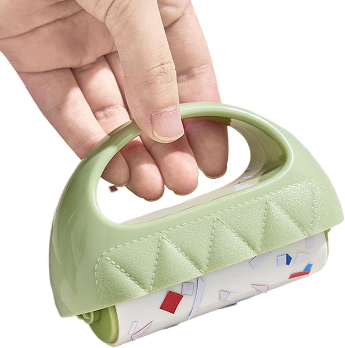 Pluisroller Kleding - Pluisverwijderaar Ontpluizer - Kleding Reinigen - Wasbaar Herbruikbaar - 10.7 cm - Groen